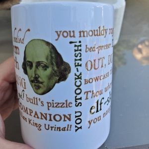 NWT Shakespeare Insult mug